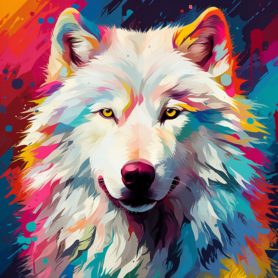 Wolf. Illustration illustration