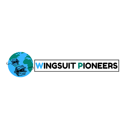 Logo Design For Brand Wing Suit Pioneers design earth logo graphic design illustration logo typography vector wing suit logo wings logo