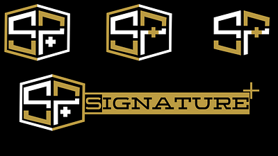 Logo Design for brand Signature + branding graphic design logo sp icon sp logo typography ux