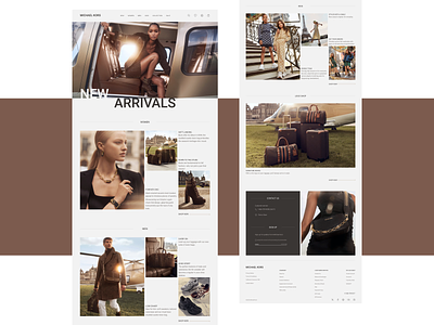 MICHAEL KORS redesign design fashion figma ui uiux web webdesign