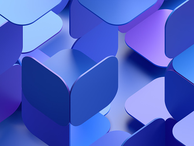 Minimalist background 3d abstract background blender blender3d blue branding clean design geometric illustration minimalist purple render shape simple technology visual