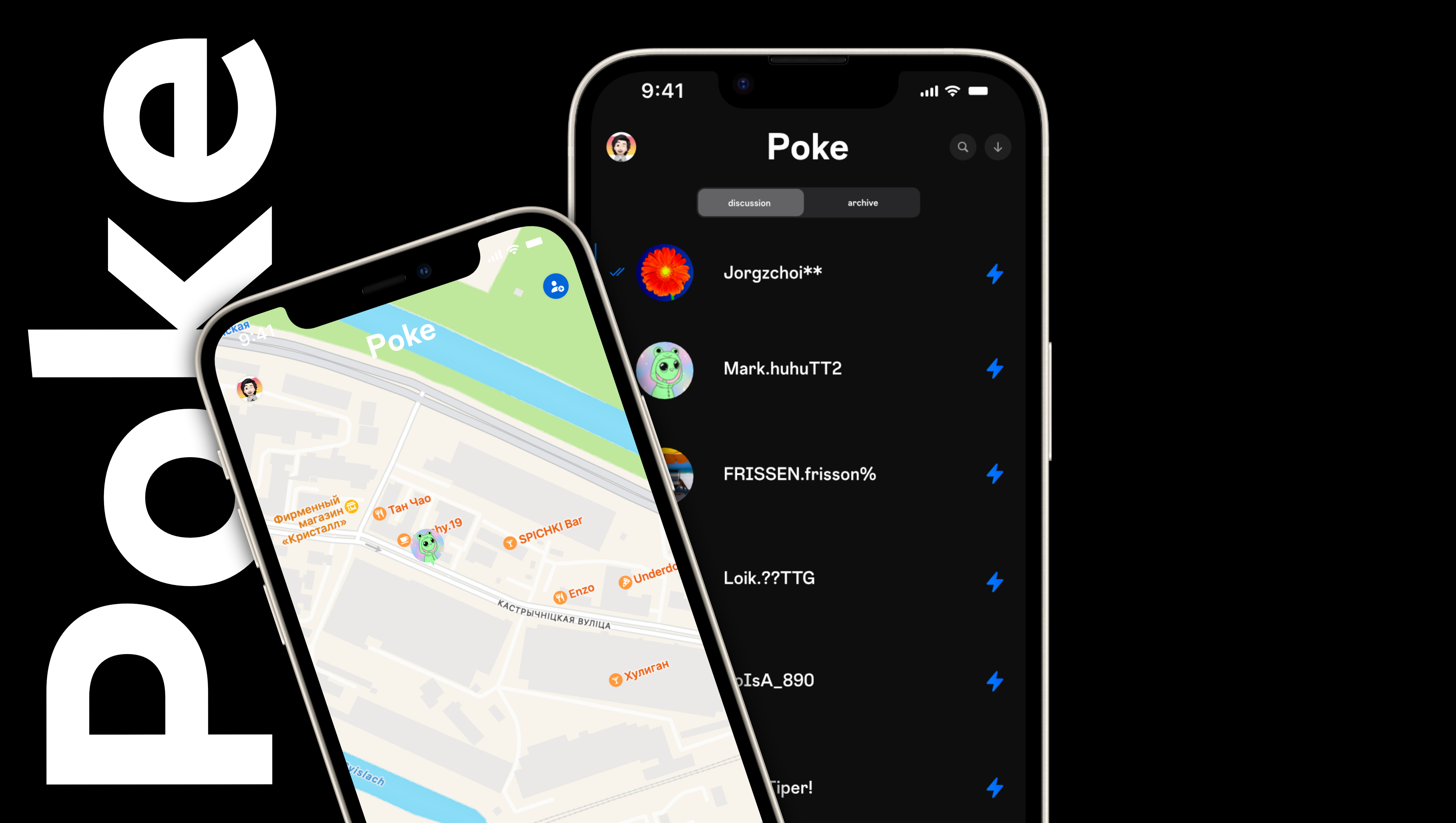 Poke affinity facebook facebook poke ios logo meta redesign redesign poke réseaux social sapchatt snapchat ui