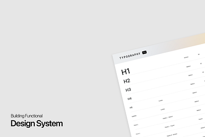 Building a Functional Design System design design system designsystem graphic design handoff interface system ui ux