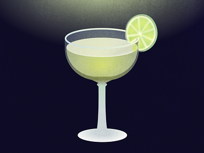 Cocktails - Daiquiri cocktail illustration