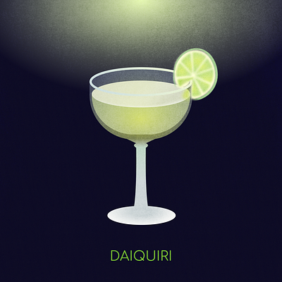 Cocktails - Daiquiri cocktail illustration