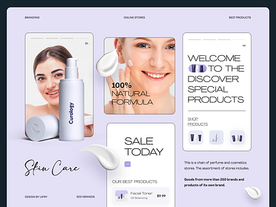 Skincare Brand and Social Media beauty app beauty products design graphic design skin app skin apps skin brand skin care skin website skincare ui ux