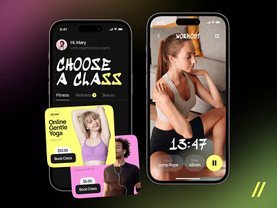 Fitness Mobile iOS App android animation app app design app interaction design design ui fitness health healthcare ios mobile mobile app motion motion graphics online sport ui ux workout