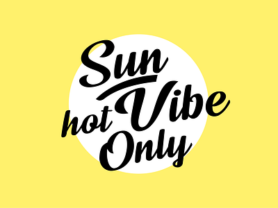 Summer vibe T-shirt design dribbble feeling font hot illustraion mockup old retro shadow spring summer sun tshirt vector vibe vintage warm work yellow