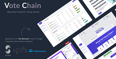 Vote Chain - Multi-Vendors Blockchain Voting Web App blockchain theme ui ux