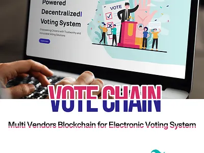 Vote Chain - Multi-Vendors Blockchain Voting Web App blockchain envato theme ui ux