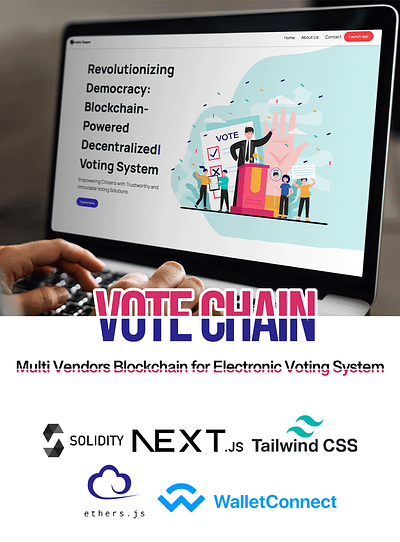 Vote Chain - Multi-Vendors Blockchain Voting Web App blockchain envato theme ui ux