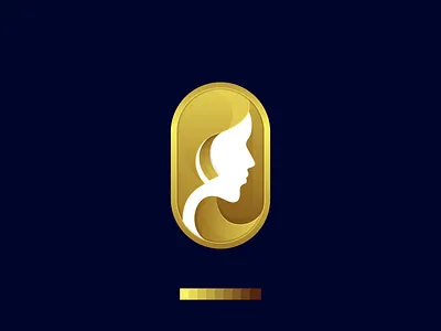 Beauty Gold beauty branding company design fashion gold graphic design illustration logo logo design luxury market mascot media spa vector woman