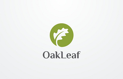 Oak Leaf Logo branding design logo