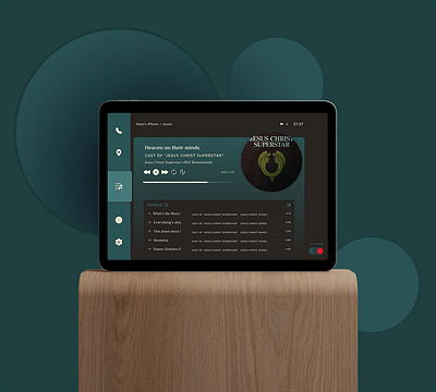 music player design board car car board car board tablet daily ui dailyui design figma graphic design motion graphics music app musicapp playlist tablet ui ux