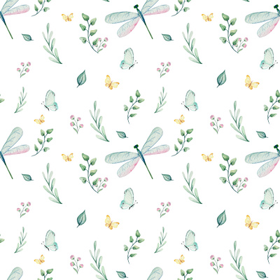 seamless pattern, background, forest forest