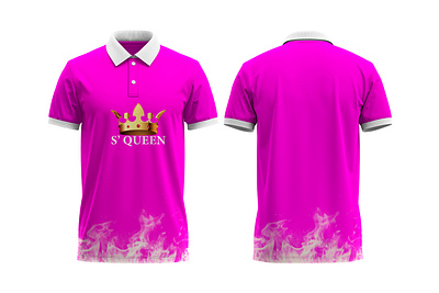 princess polo t-shirt adobe branding color design graphic design mockup new photoshop pink shirt