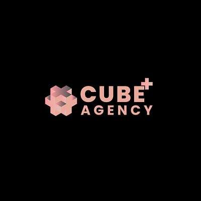 Cube+ Agency Logo branding design graphic design illustration illustrator logo logodesign minimal ui ux vector
