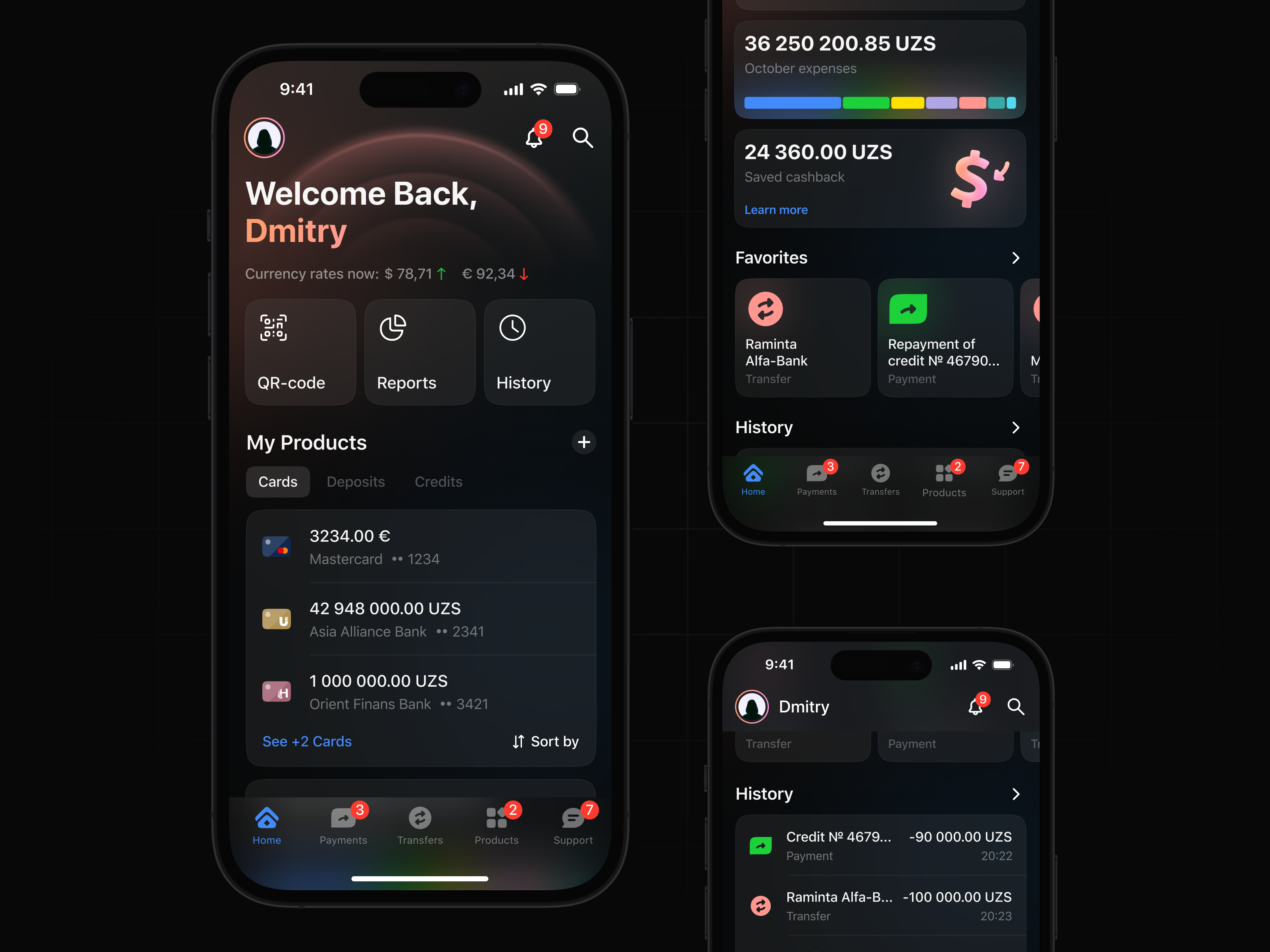 Fintech Project app bank currency edit figma fintech ios limits money pay product design products support ui