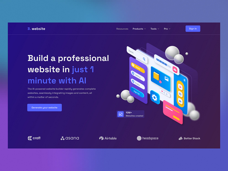 AI Website Builder by Safatul Islam Aly on Dribbble