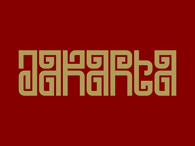 JAKARTA TYPE font jakarta jakarta type lettering localtype logotype type typefont typography