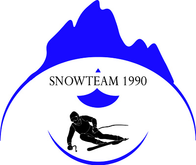 Snow team logo 3d adobe branding design graphic design illustrator logo motion graphics new snow sport sport logo team