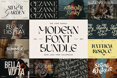 Chic & Modern Font Bundle Volume 3 wedding fonts