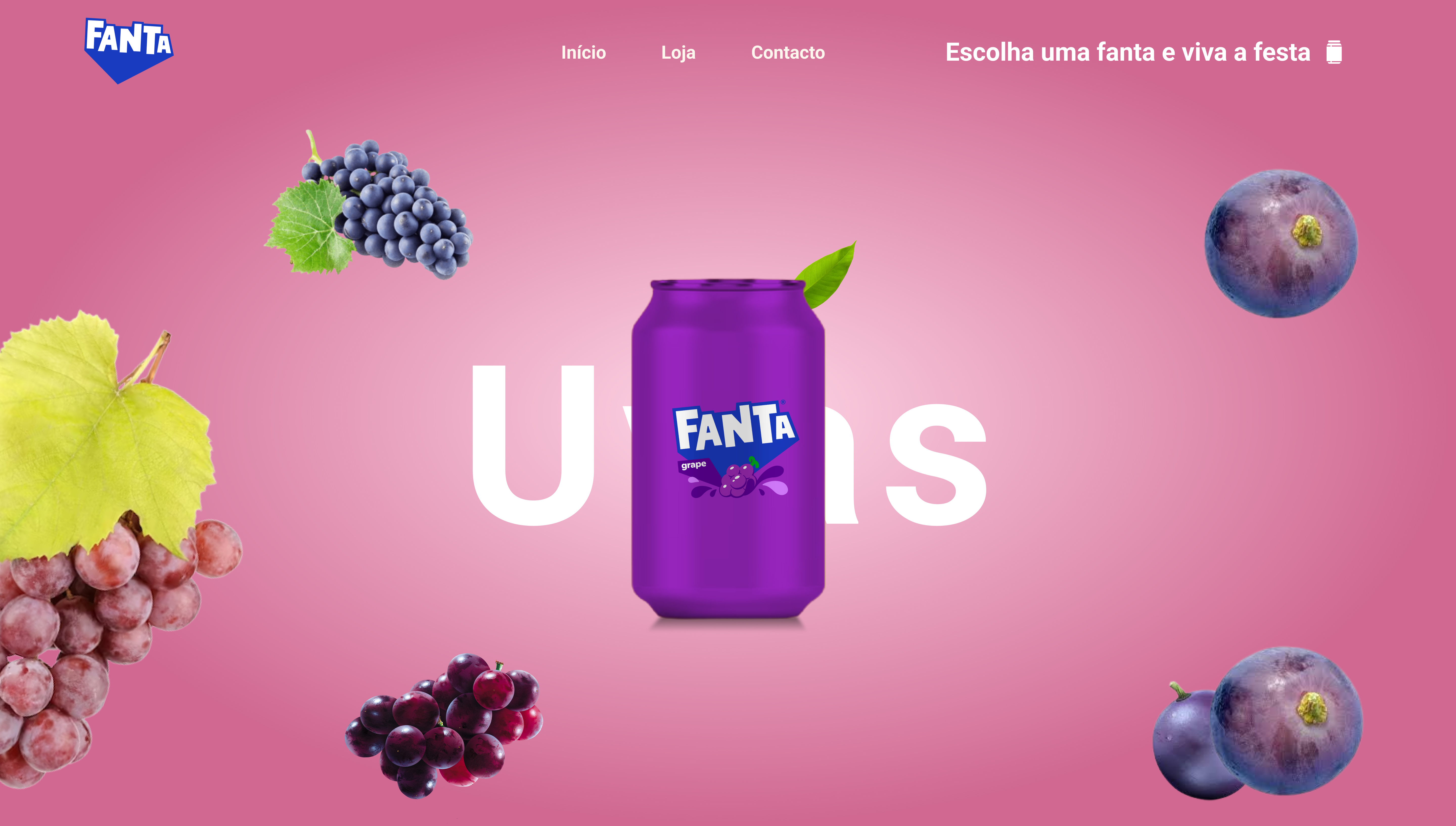Fanta - Animated Landing page by Estenio Zau on Dribbble