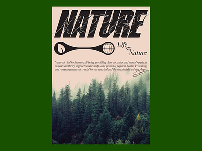 NATURE acid connection design ecosystem edgy globe gradient graphic design green humans logo nature picture trees