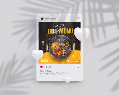 Food social media post template bbq food banner food menu food offer food sale food social media post insatagram post menu pizza sale sale post