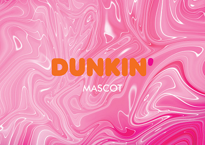 Dunkin Donut Mascot branding digital illustartion donut donuts illustration media social