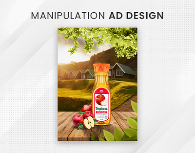 Tropicana Apple Juice - Manipulation Ad Design ad design ads design graphic design manipulation manipulation ads design post poster tropicana tropicana juice