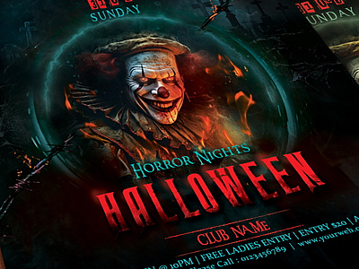 Halloween creepy halloween halloween halloween celebrations halloween design halloween flyer halloween night halloween party halloween show horrornight scary scary halloween