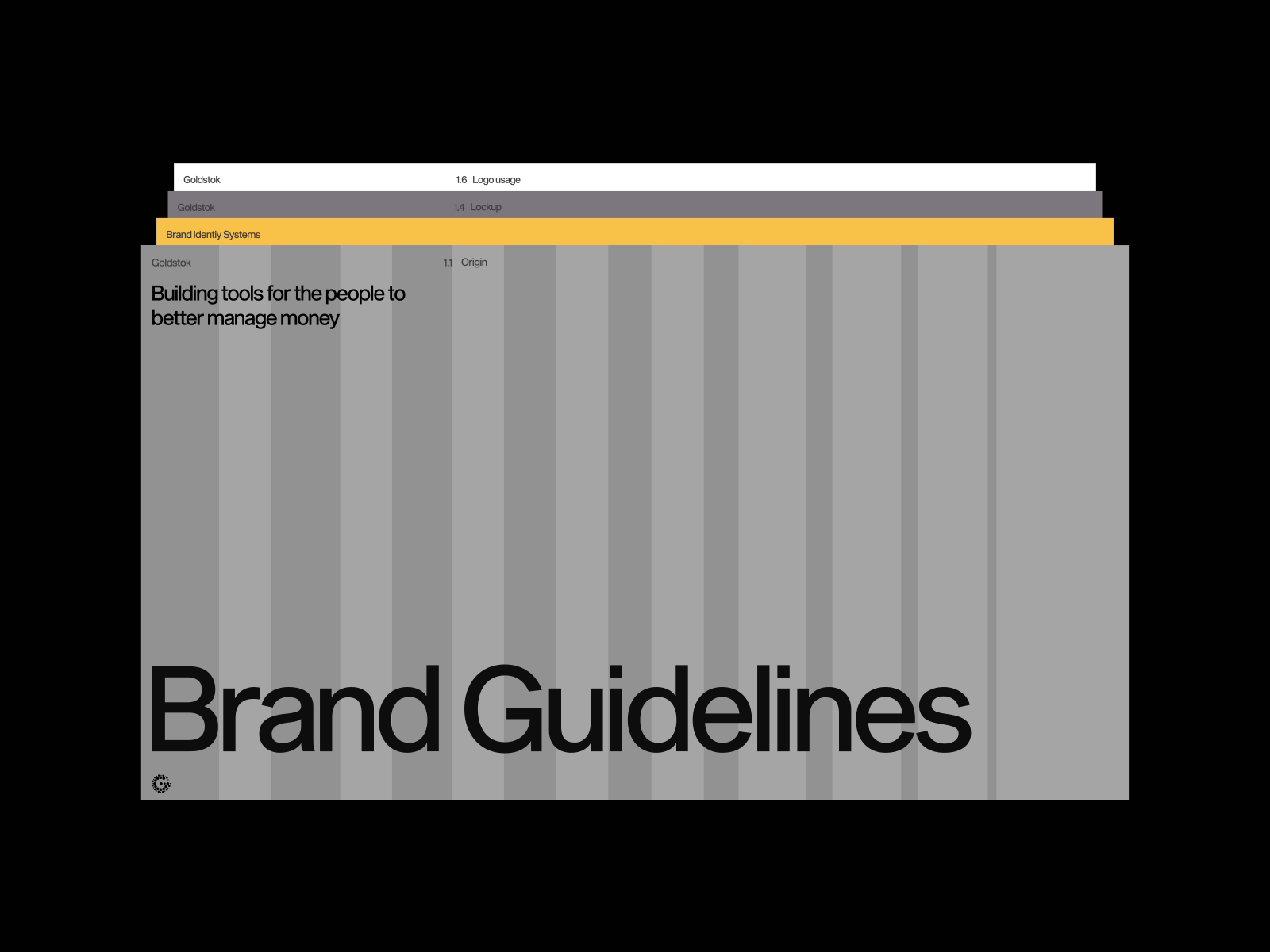 Example of Goldstok - Brand Guidelines