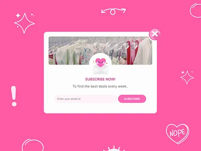 Daily UI Challenge 026 - Subscribe aesthetic cute dailyui design graphic design illustration landing page productdesign subscribe ui uidesign uiux design uiuxdesign ux uxdesign webdesign website website design