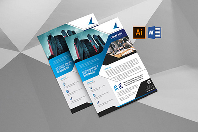 Corporate Flyer Template advertising agency business flyer clean company company flyer company promotion corporate flyer creative editable flyer illustrator template minimal flyer ms word print ready profile project promotional simple flyer unique