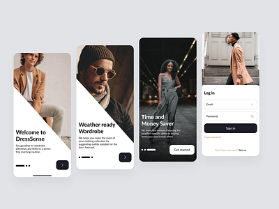 Clothing Planner App app design clothing design fashion figma illustration ios mobile design product design ui ui design ux design weather