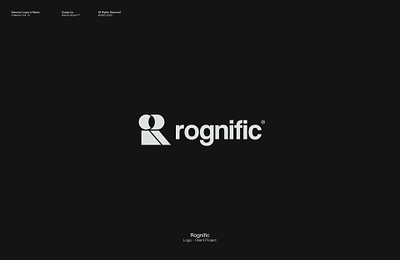 Rognific branding logo logodesign logomarks mark marks