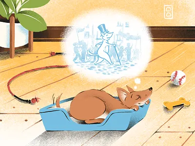 The Good Life adobe fresco digital drawing illustration kidlitart