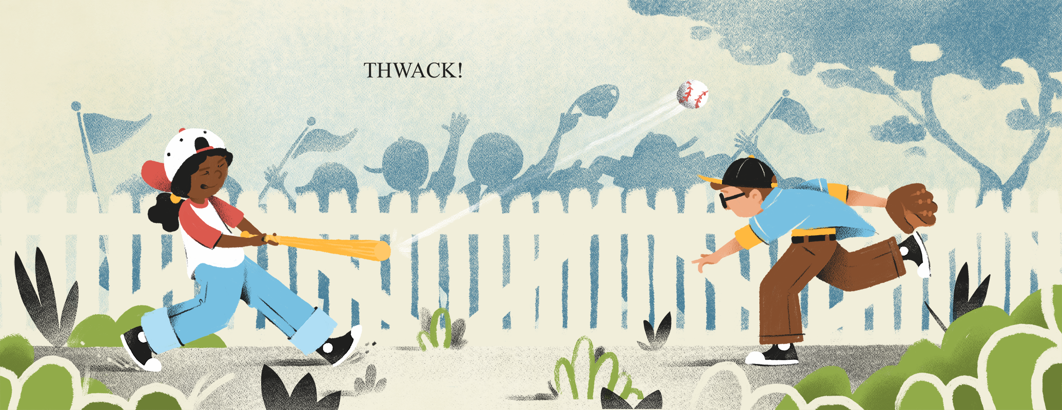 Thwack! adobe fresco digital drawing illustration kidlitart