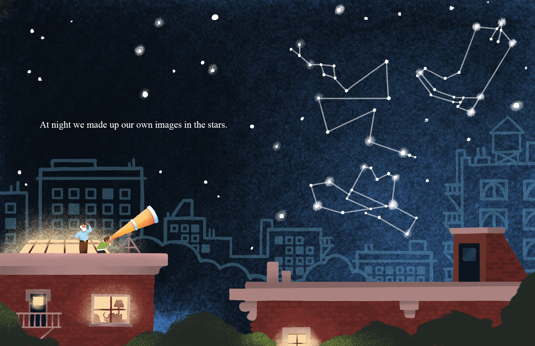 Star Gazers adobe fresco digital drawing illustration kidlitart