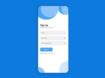 Sign Up Page dailyui dailyui001 figma login mobileapp signup ui uiux