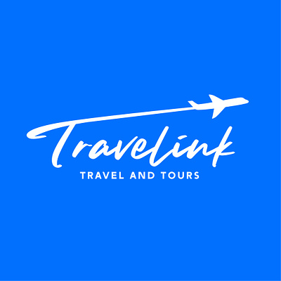 Travelink - Travel & Tours Logo brand branding logo pastel pastel color pastel logo travel tours travel and tours logo wordmark wordmark logo