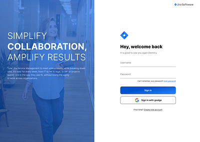 Jira Software - login concept concept dailyui login ui ux website