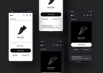 Carousel Animation for Sneakers 👟 animation interaction design ios nike sneaker ui uidesign ux uxdesign