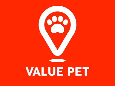 Value Pet - Pet Supplies Brand brand branding icon icon logo iconogrpahy logo logo design minimal minimal logo pet brand pet logo pet supplies logo red value logo value pet value pet logo