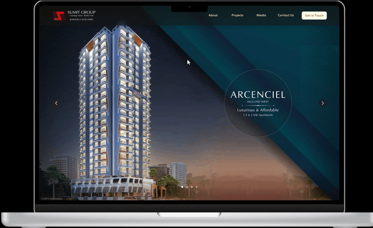 Website redesign_Architecture/Construction architecture building construction elegance luxury redesign uiux website