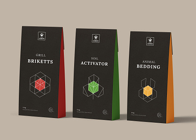 Prime Carbon Packaging Concept branding design graphic design illustration logo packaging vector