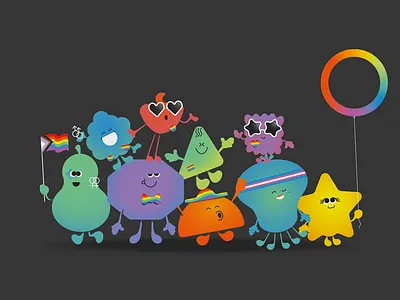 Payoneer pride day 2d character characterdesign illustration pride vector