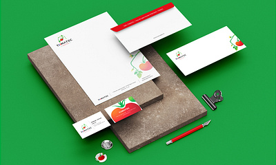 TOMATEC graphic design logo design natural design stationary design tomato