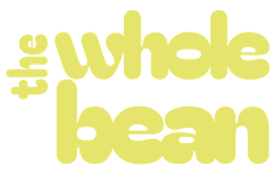 The Whole Bean Logo brand branding graphic design logo typography